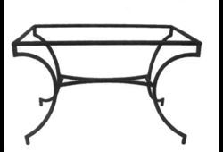Pied de table rectangulaire Beldia