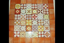 PATCHWORK POIVRE D'ANE - ORANGE VIF